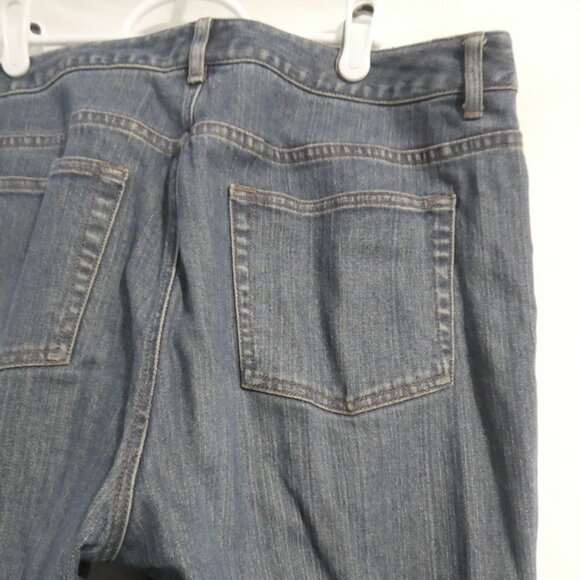 GEOFFREY BEENE SPORT Stretch | size 14 R | Classic Straight Leg Denim Jeans - Picture 12 of 16